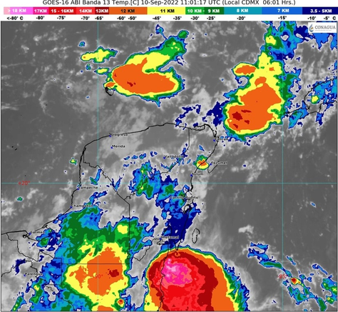 Clima del día de hoy en Quintana Roo