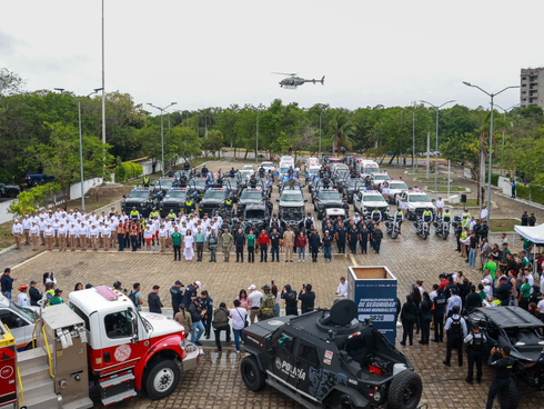 Estefanía Mercado pone en marcha el Operativo de Seguridad Verano Mundialista 2026 en Playa del Carmen