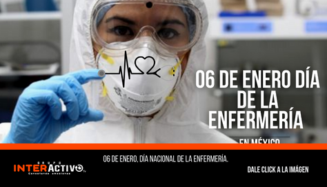 06 de enero, día nacional de la enfermería.