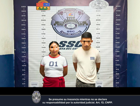 Caen pareja de jovenes en Filtro 1 tras marcaje canino por presuntos delitos contra la salud