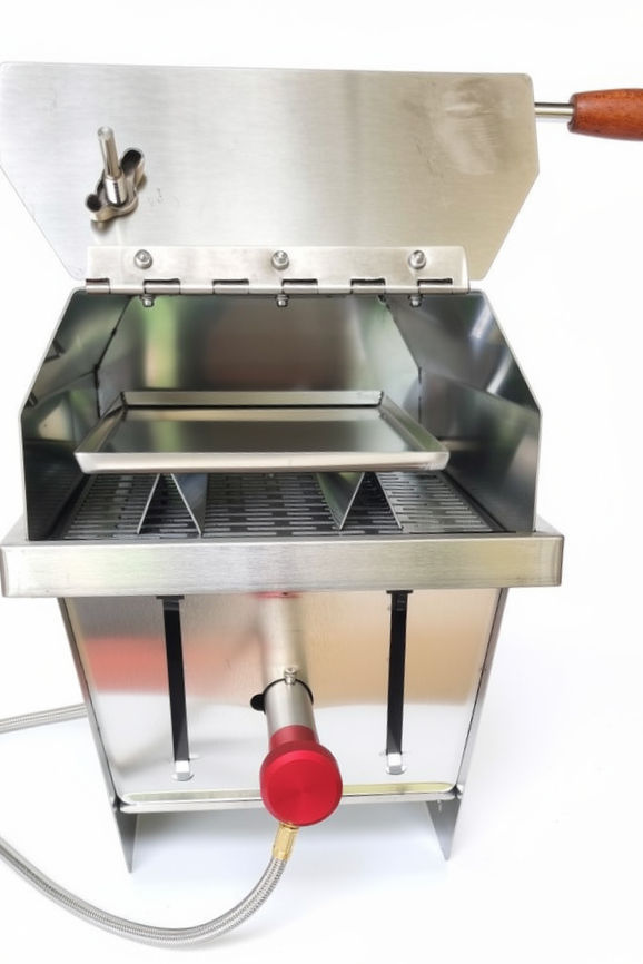 Miniaturbild: FLAMMBO Set Grillhaube/Pizzadeckel mit Thermostat für mobilen Gasgrill Flammbo
