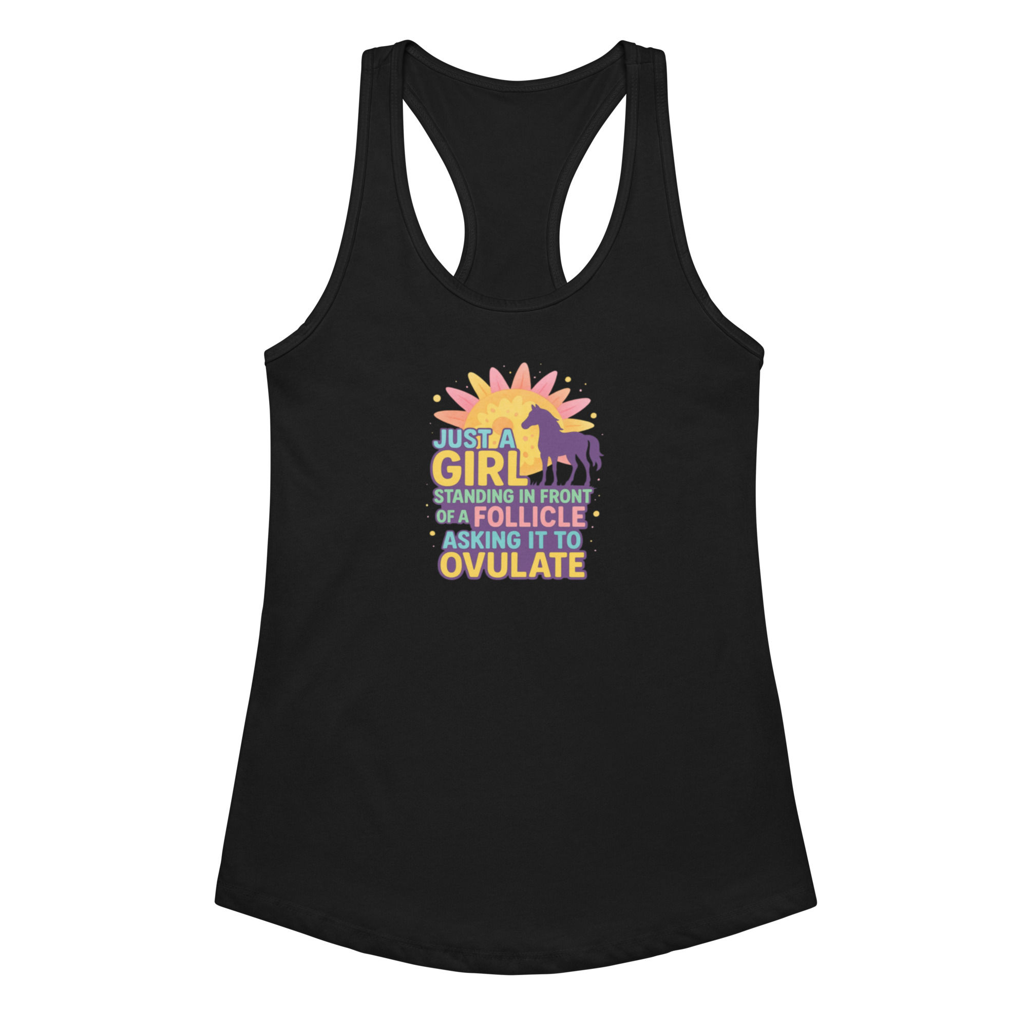 Just a Girl Standing in Front of a Follicle Tank