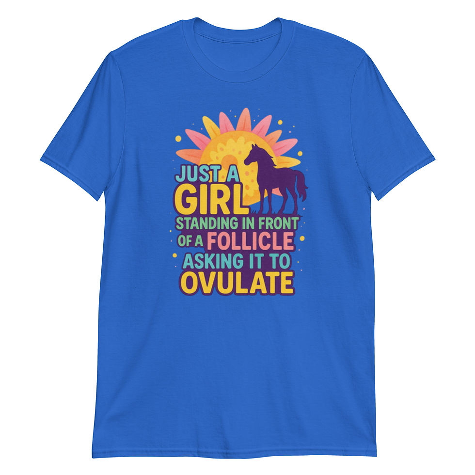 Thumbnail: Just a Girl Standing in Front of a Follicle Tee