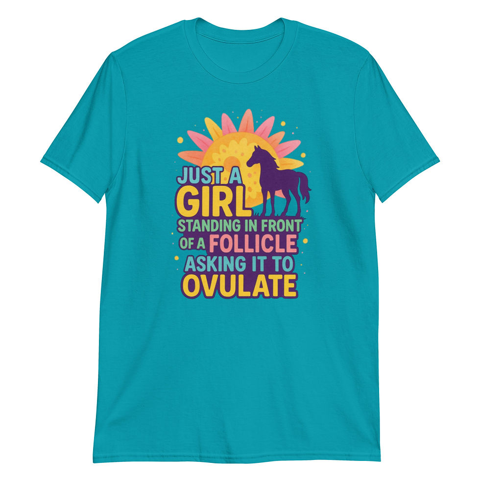 Thumbnail: Just a Girl Standing in Front of a Follicle Tee
