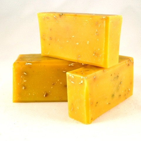 Lemongrass Calendula Cold Process Soap