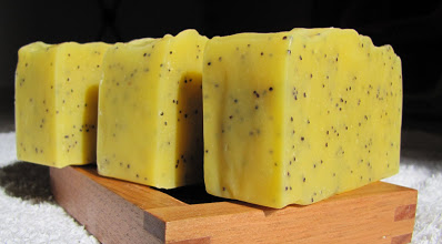 Lemongrass Poppy Seed Cold Process Soap