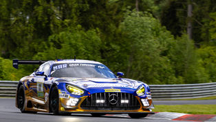 Ravenol Mercedes top hail affected N24 Qualifying 1