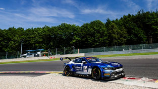 Ford at the front in 24 Hours of Spa after 8 hours, with Mann-Filter Merc in second