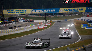 Acura lead red flagged Petit Le Mans with over six hours remaining