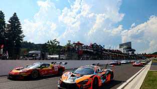Ferrari AF Corse looking strong after hectic first two hours of Spa 24 ends under FCY