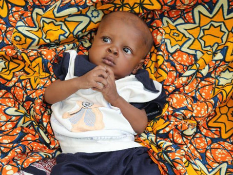 Mamadu Alpha Bah is a 6month old baby boy.