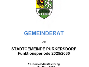 MÄRZ - GEMEINDERATSSITZUNG