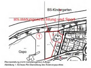 Umwidmung Sportplatz Speichberg Purkersdorf