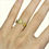Thumbnail: Baby Ginkgo eternity ring with diamonds