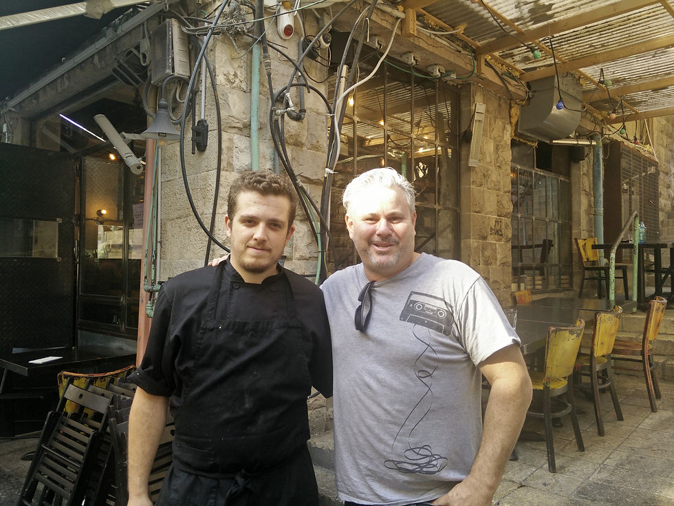 Sous chef Yotam Cohen and Executive chef/co-owner Todd Aarons