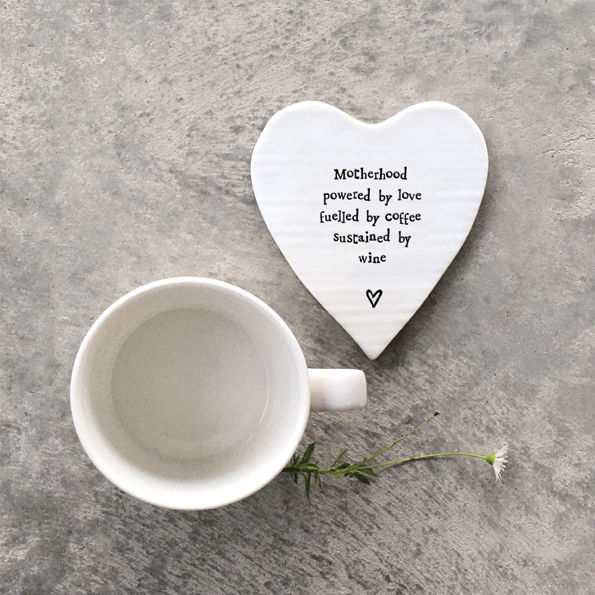Thumbnail: Porcelain coaster-Motherhood powered by love