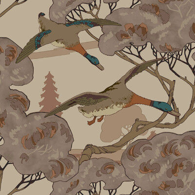 GRAND FLYING DUCKS / PLUM