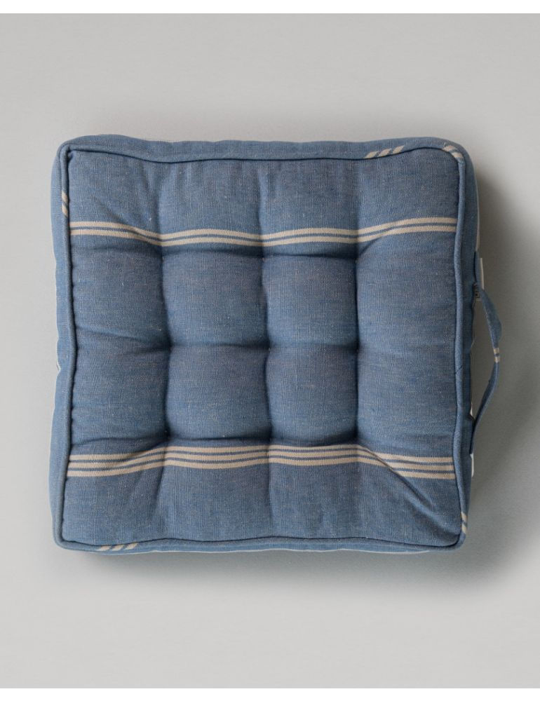 KATALIN STRIPE Linen Chair Cushion