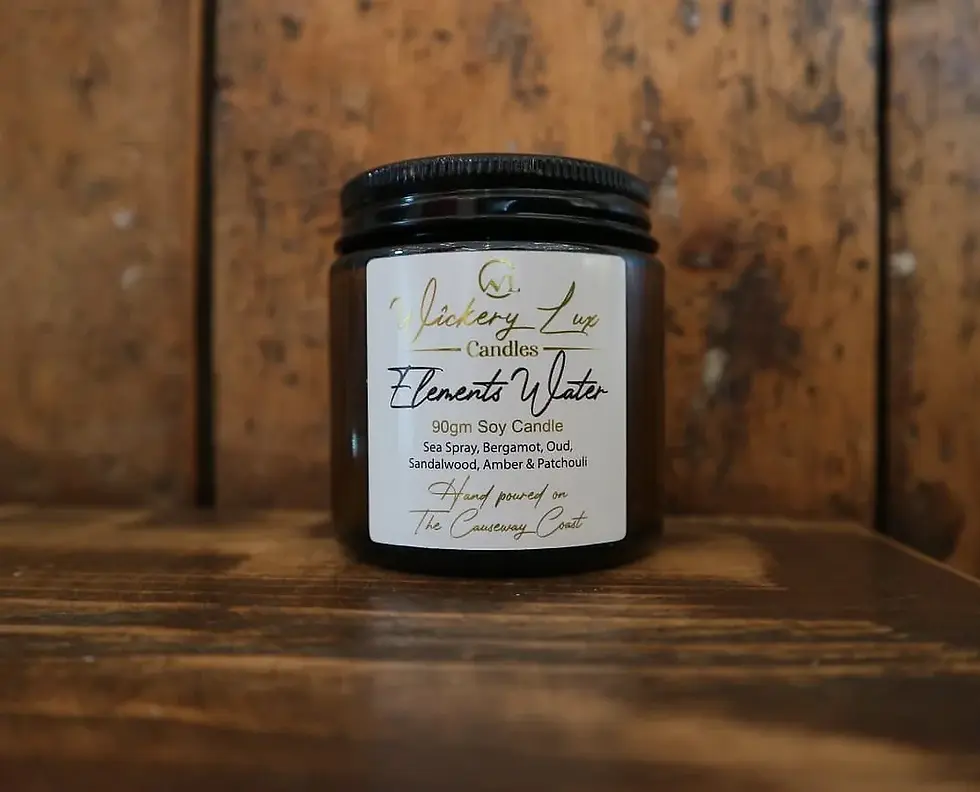 Wickery Lux Travel Candle Elements Water