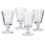 Thumbnail: Set of 4 Glass Bee Goblets