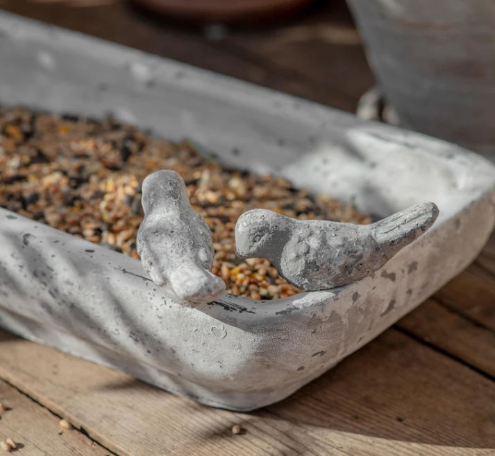 Thumbnail: Birkdale Large Rectangular Stone Bird Feeder