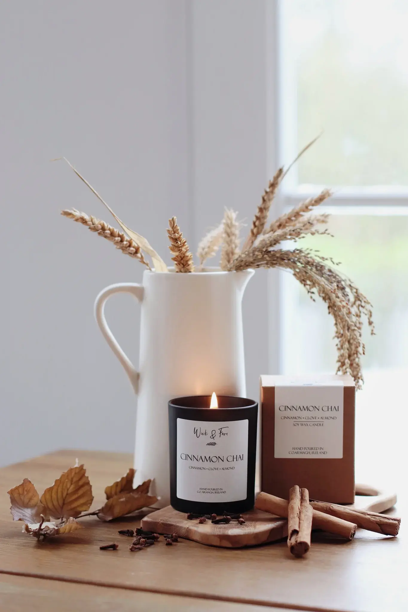 CINNAMON CHAI | Soy Wax Candle Small