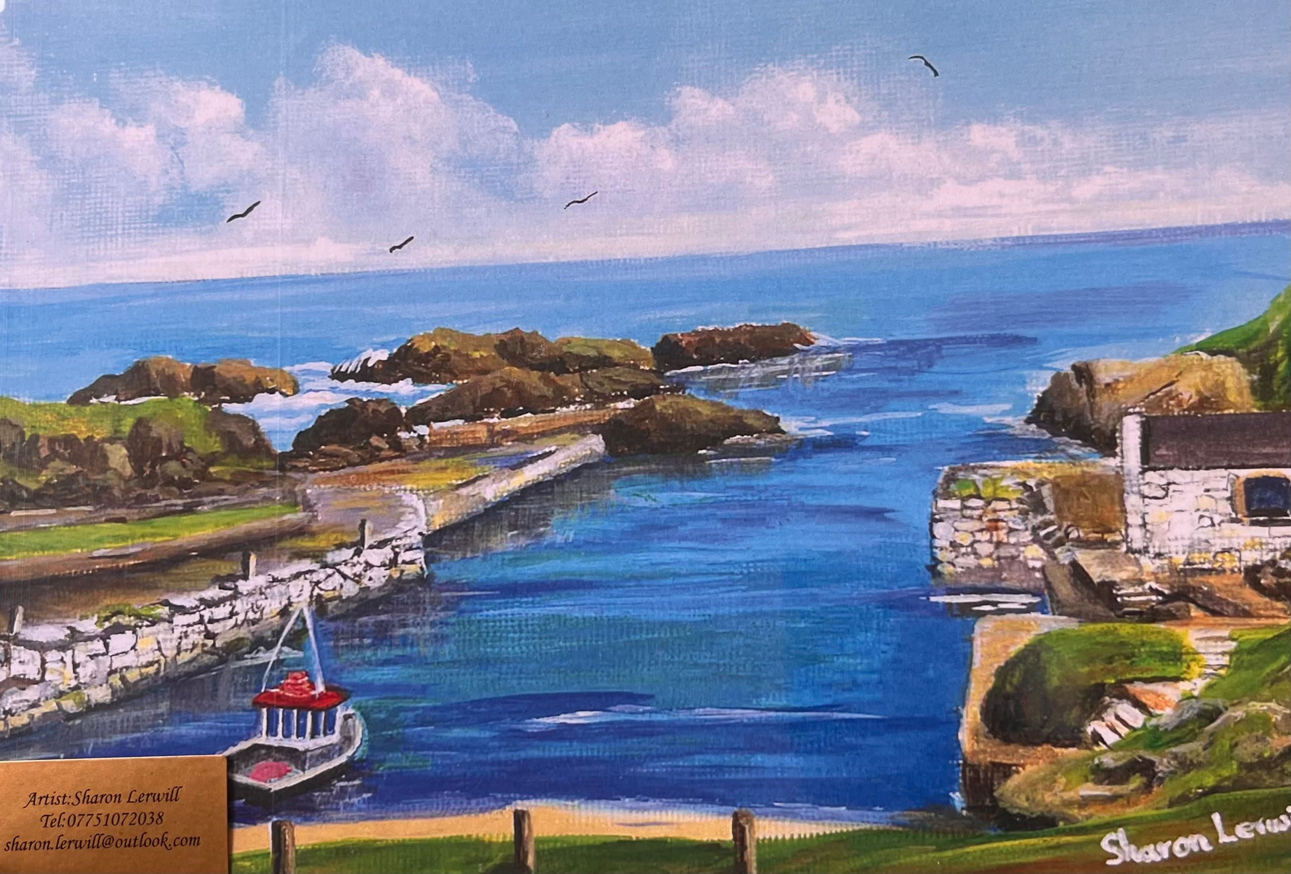 Sharon Lerwill print "Ballintoy"