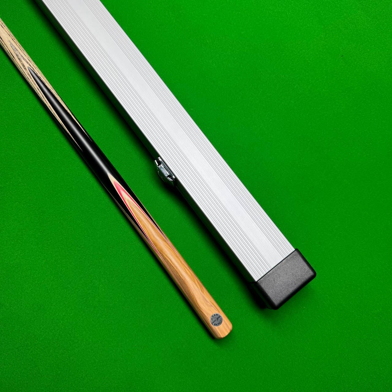 Mark Richard's "ALLOY" 1 Piece Ash w/ Olivewood Splice Snooker Cue Package