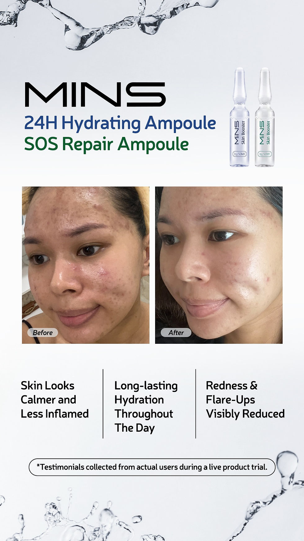 Thumbnail: SOM1 Mins SOS Repair Ampoules Booster 🌙 夜用安瓶精华液 28支/盒