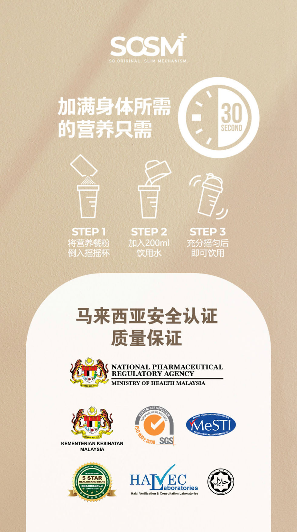 Thumbnail: SOM1 SOSM+🤎 Pocket Coco 升级版✨ 法国专利成分 抗氧化减脂代餐