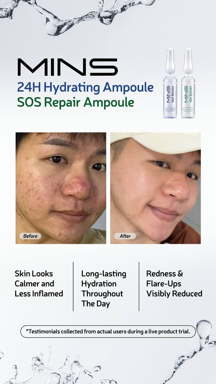 Thumbnail: SOM1 Mins SOS Repair Ampoules Booster 🌙 夜用安瓶精华液 28支/盒