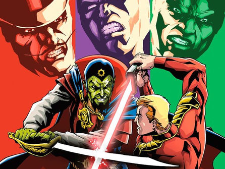 Defenders of the Earth Complete Omnibus available November 17th, 2026. Cover art by Jim Calafiore.