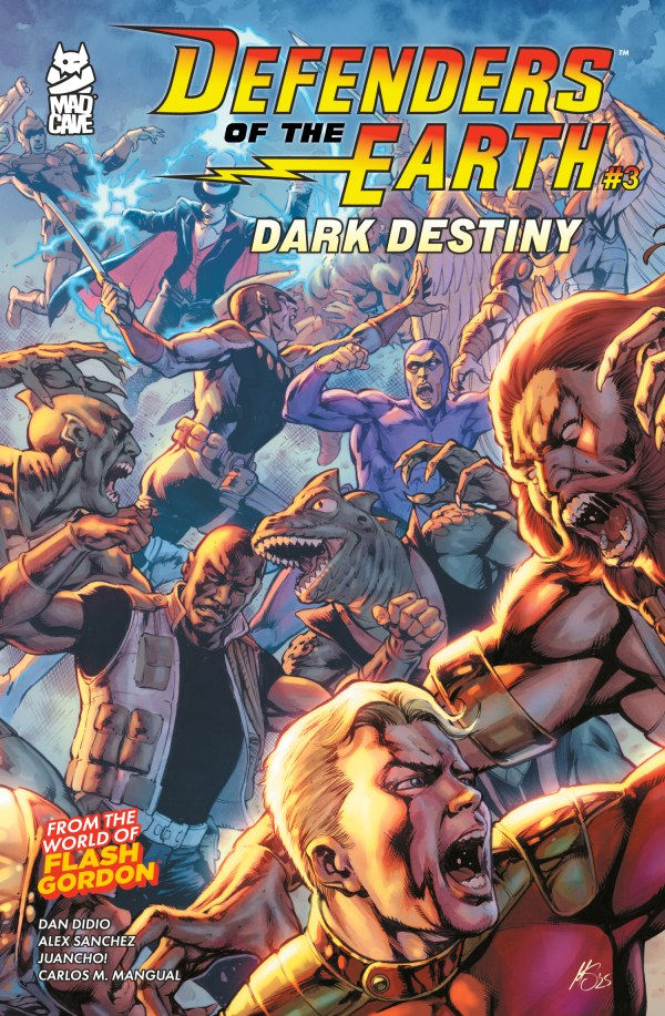 Defenders of the Earth: Dark Destiny #3 main cover by Marco Santucci