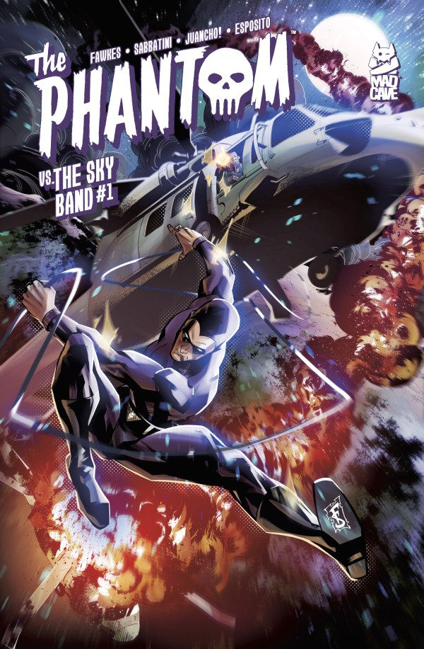 The Phantom vs. The Sky Band #1 main cover by Federico Sabbatini