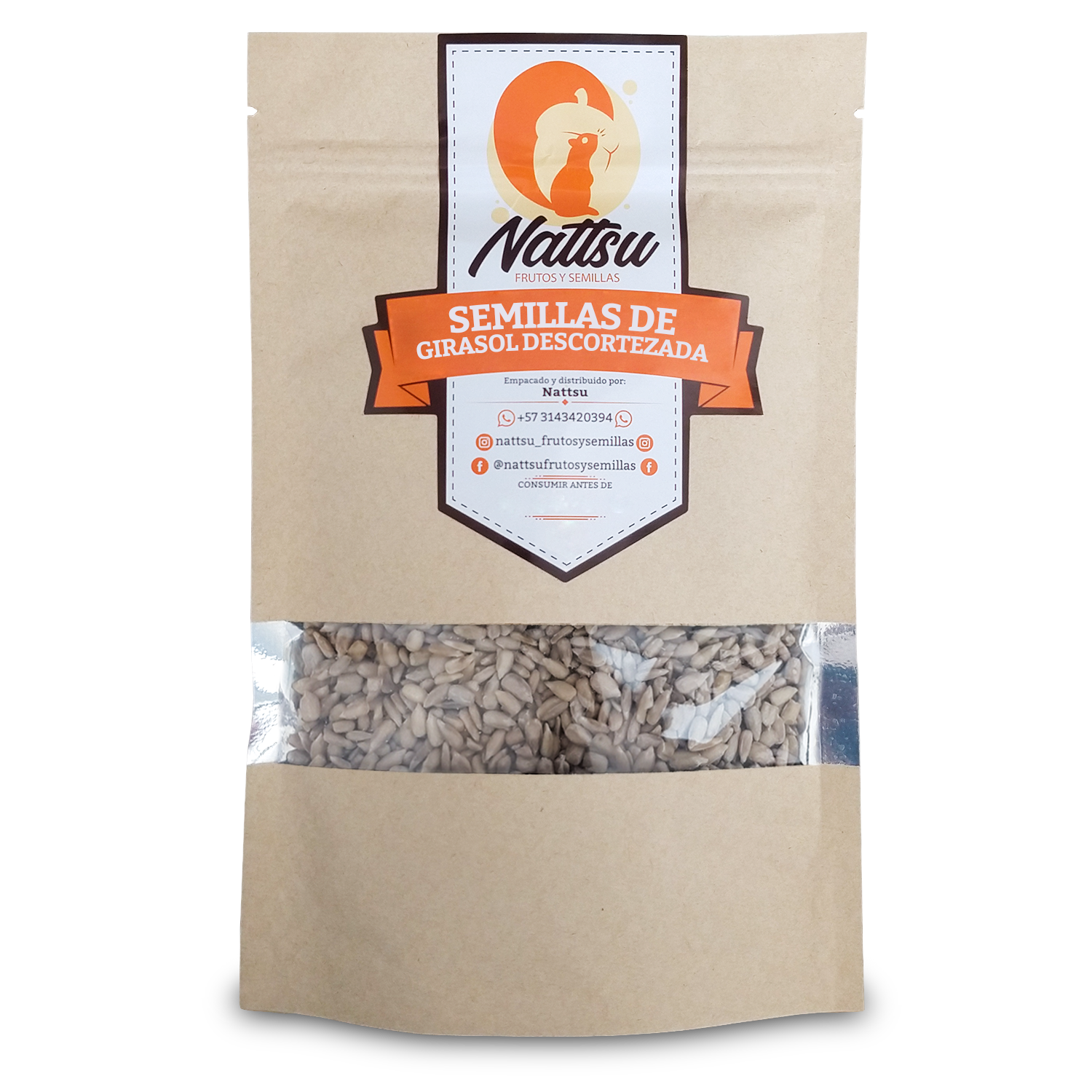 Semillas de Girasol 250gr