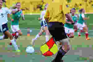 Fußball Mannschaft Team Schiedsrichter