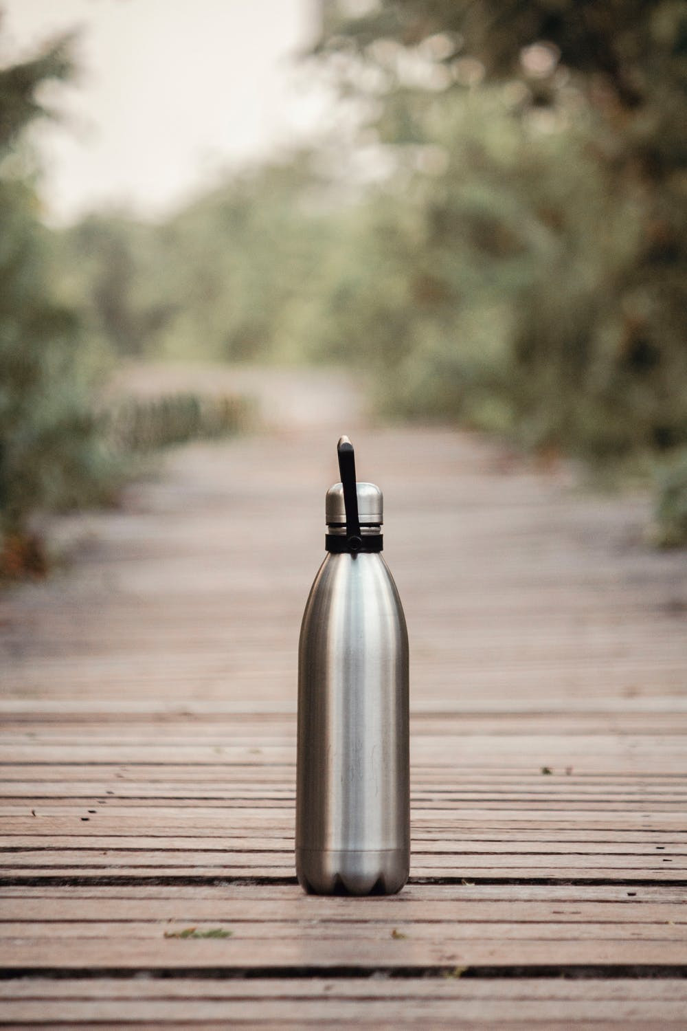 Wasserflasche aus Edelstahl