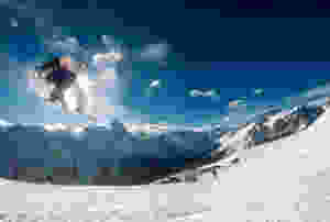 Snowboard Berge Schnee Piste