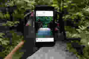 Smartphone Wald Foto