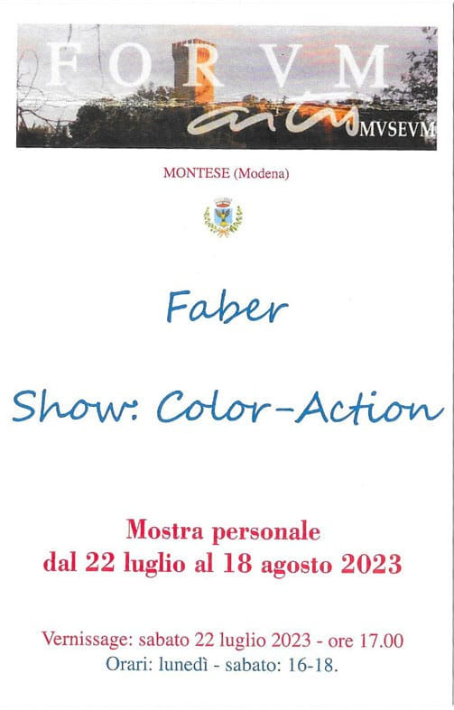 Ghiacciaia - Vernissage - Faber: show color action