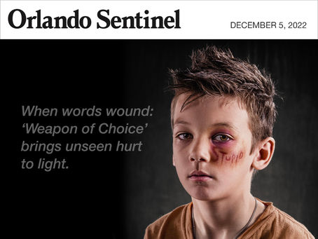 When words wound: ‘Weapon of Choice’ brings unseen hurt to light.
