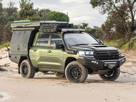 Nori Green chopped 200 series Landcruiser