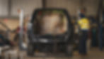 Stripped down 200 Series LandCruiser prior to being chopped and rebuilt.