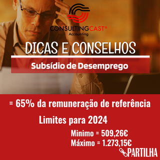 Valor a receber de Subsídio de Desemprego