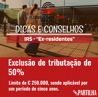 IRS - Tributação de rendimentos de "Ex-residentes"