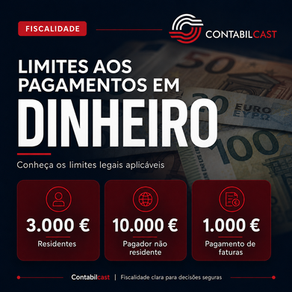 Limites aos pagamentos em dinheiro