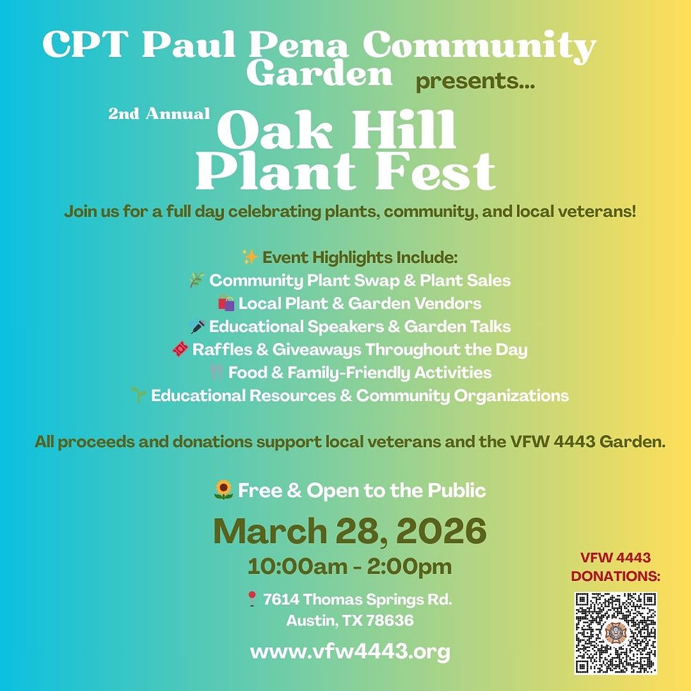 2nd Annual Oak Hill Plant Fest