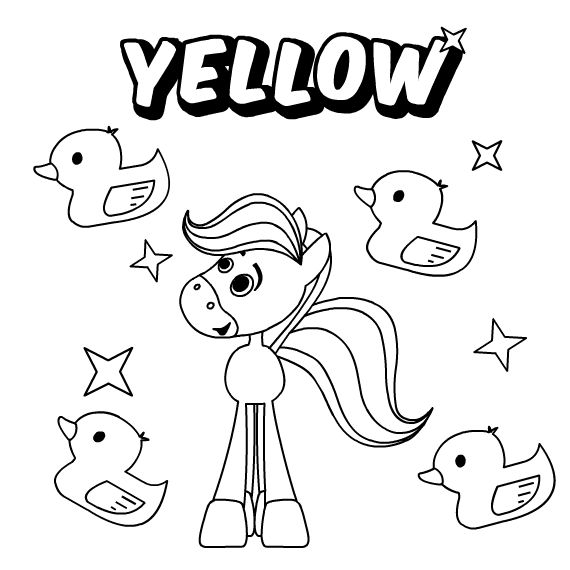 Coloring Pages - Color Yellow!