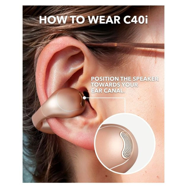 Miniature : Ecouteur sans fil - Anker Soundcore C40i - Commandes à boutons - Bluetooth V5.4