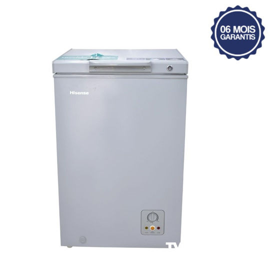 Congélateur coffre HISENSE FC157 -90L - R600A - blanc - 12 mois de garantie